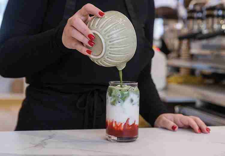 Objects Coffee: creating a drink