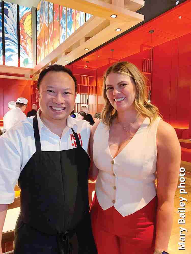 Juu.Ku exec chef/co-owner Andrew Fung and general manager Ashley Jones
