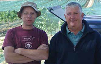 Rudy Bauer, Quartz Reef, and Grant Rolston, Vinewise Viticulture.