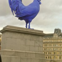 Trafalgar Square’s blue rooster