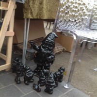 Black gnomes in Spitalfields