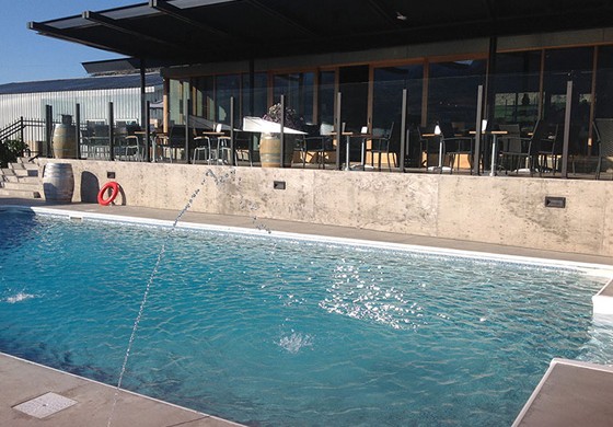 The loungable pool at Black Hills