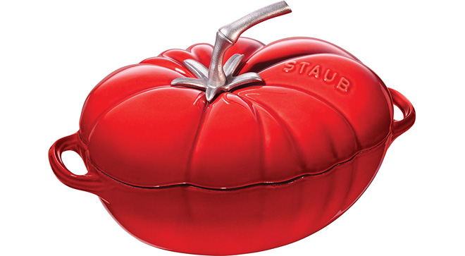 Staub’s tomato-shaped cocotte