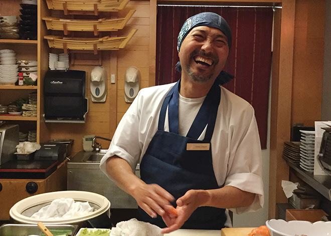 Sushi chef Masa Endo at Samurai Mary Bailey photo