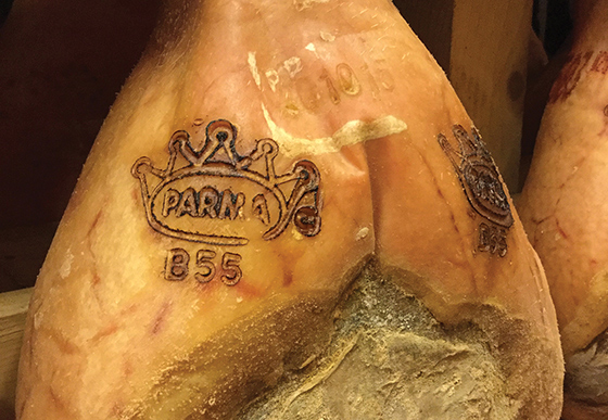 the Parma crown, guarantee of authenticity