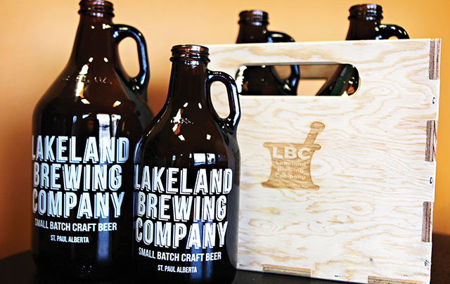 Lakeland Brewing growlers