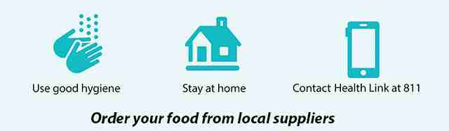 stay at home order food in