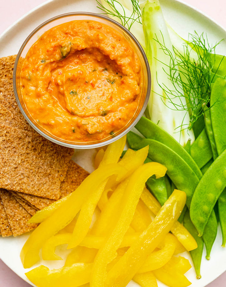 Recipe of the week: Chef Davina Moraiko’s Roasted Pepper and Hemp Dip