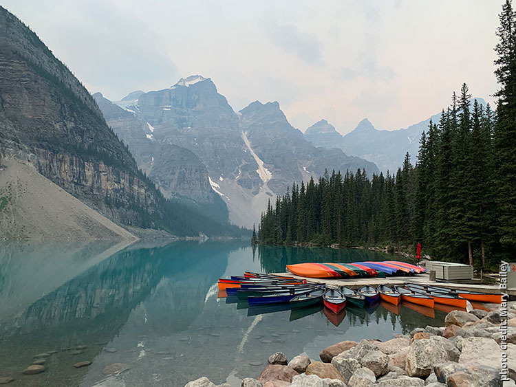 Early morning bliss at Moraine Lake