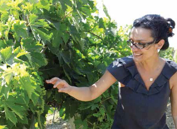 Paola Cocci Grifoni, Marilena’s sister — both are daughters of Guido Cocci Grifoni who rediscovered the Pecorino grape