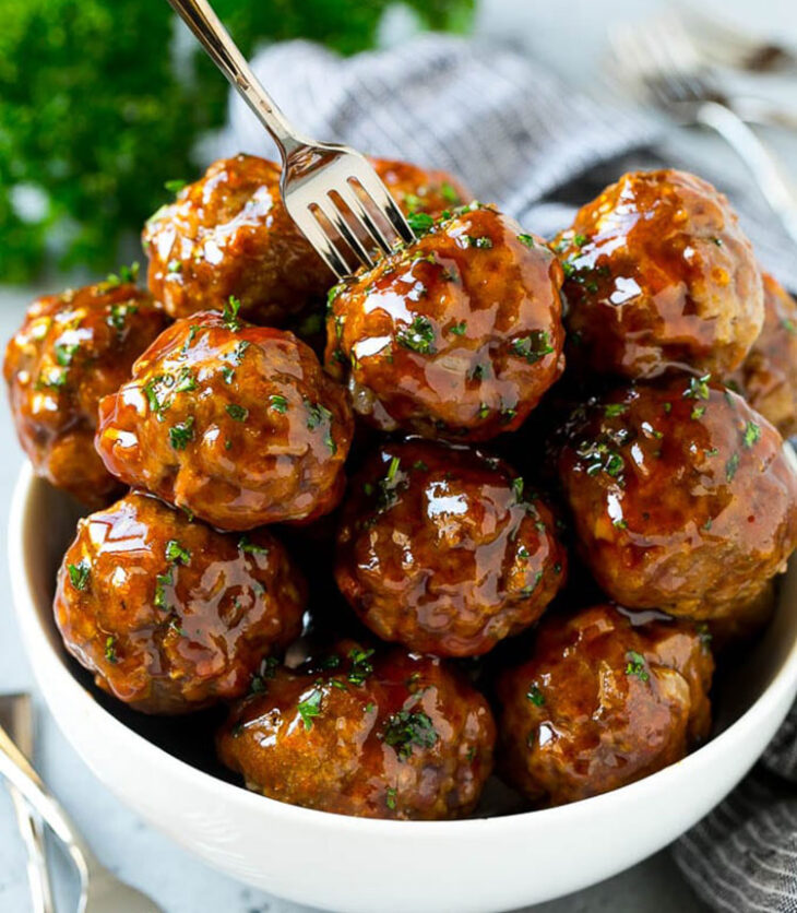 sweet and sour meatballs