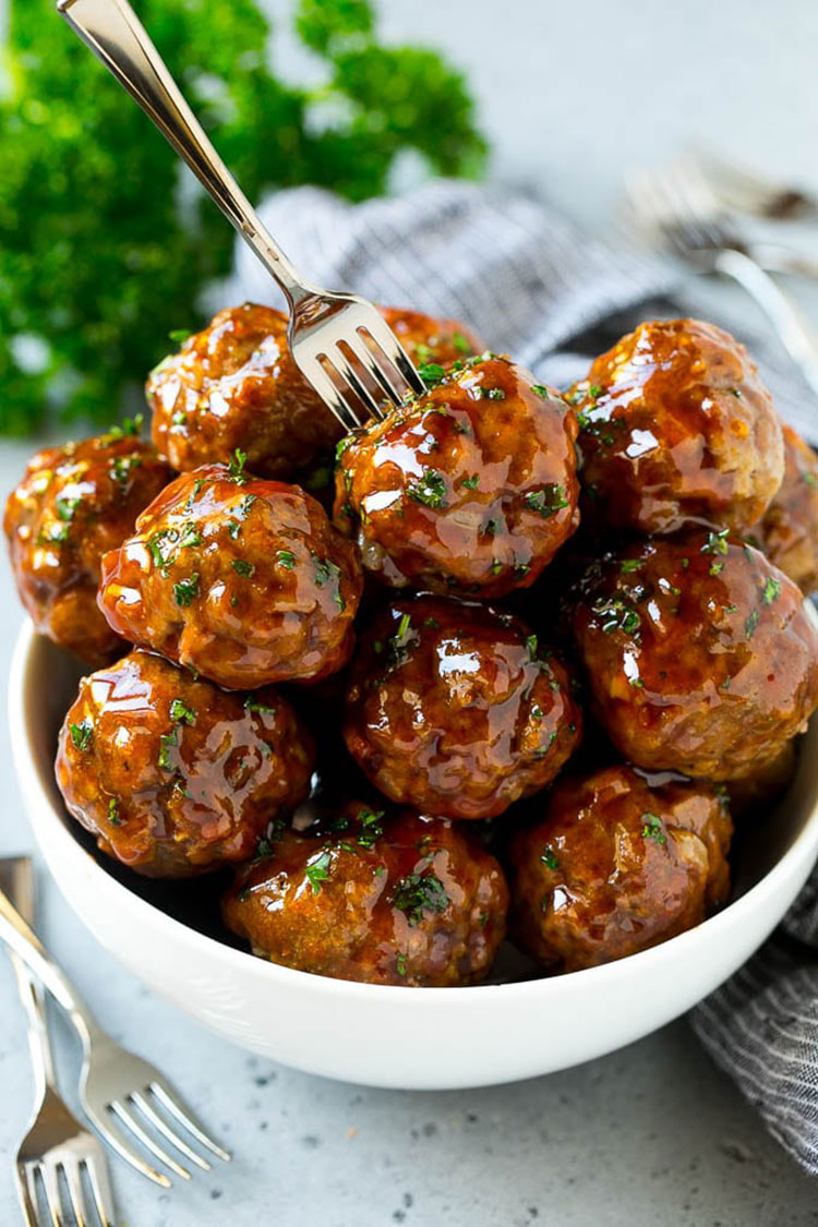 sweet and sour meatballs