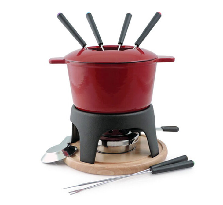 Swissmar cast iron fondue set