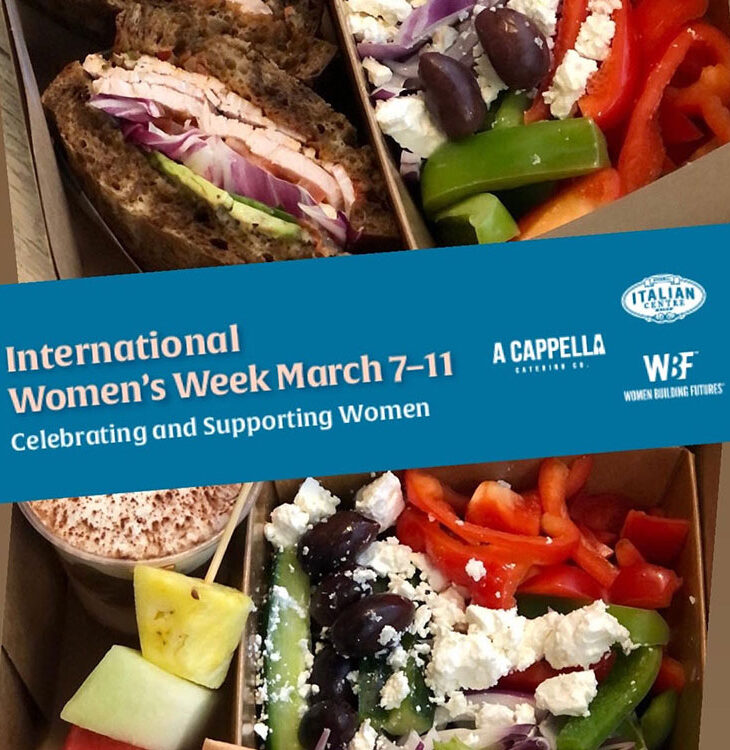 three-course lunch for International Women's Week