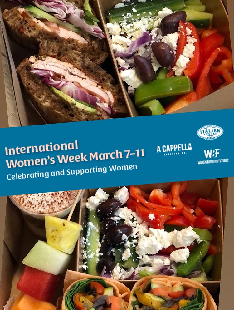 three-course lunch for International Women's Week