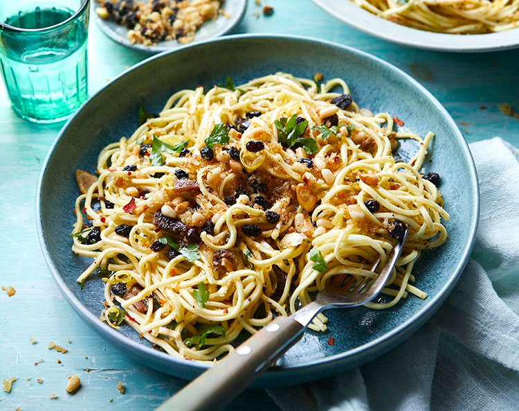 Daniel Costa’s Spaghetti with Anchovy and Pangrattato