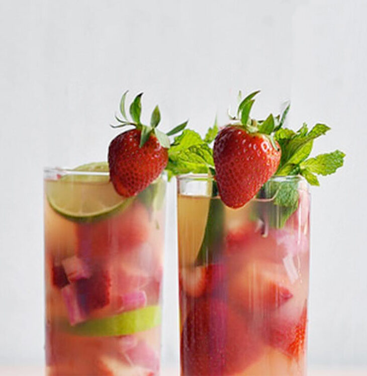 recipe of the week: rhubarb sangria