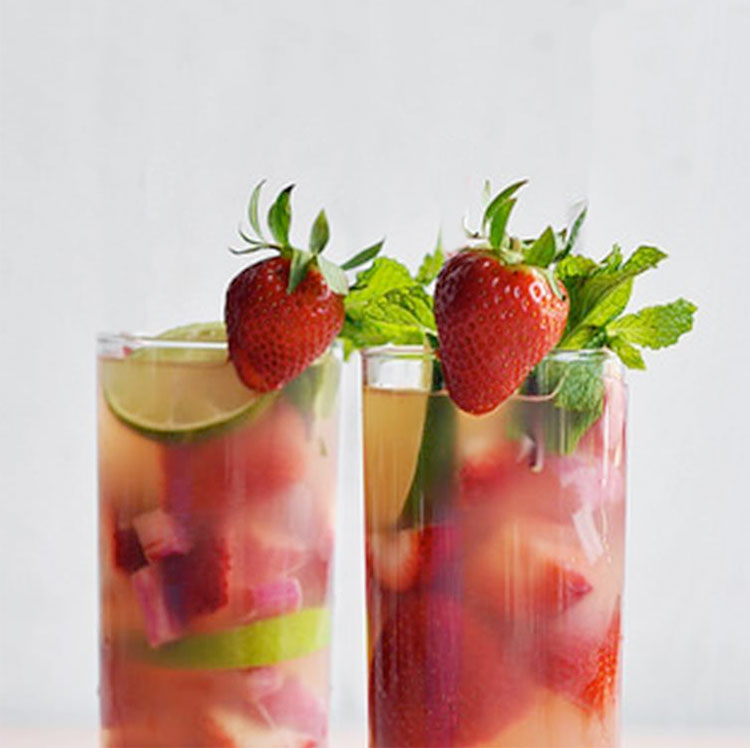 recipe of the week:  rhubarb sangria