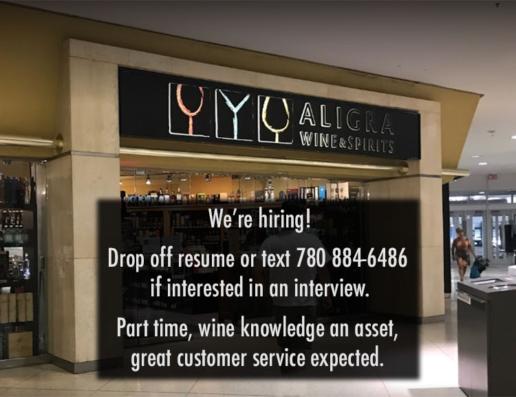 Help Wanted at Aligra 