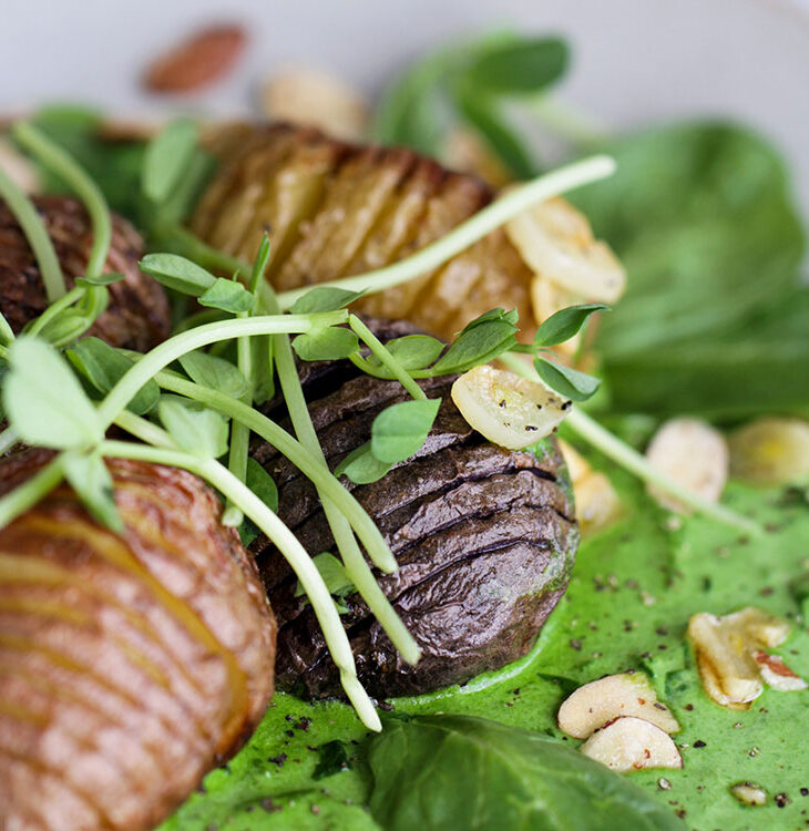 Recipe of the Week: Nigel Slater’s Roast Potatoes with Spinach