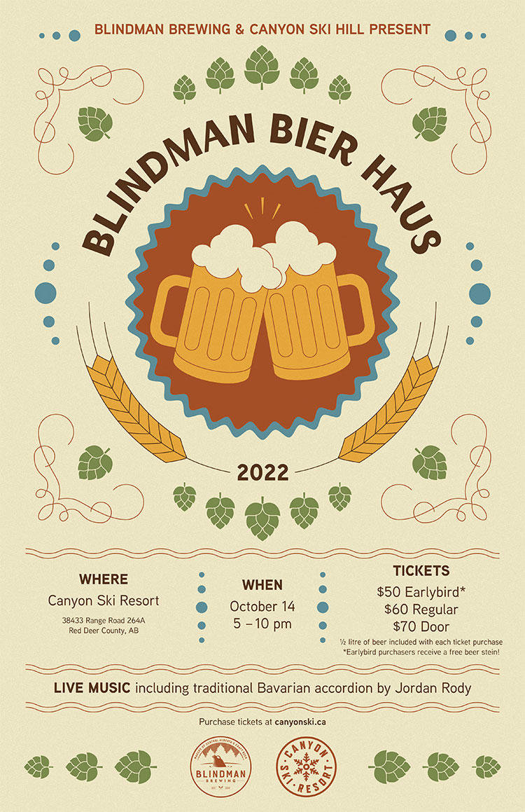 Octoberfest with Blindman Brewery 