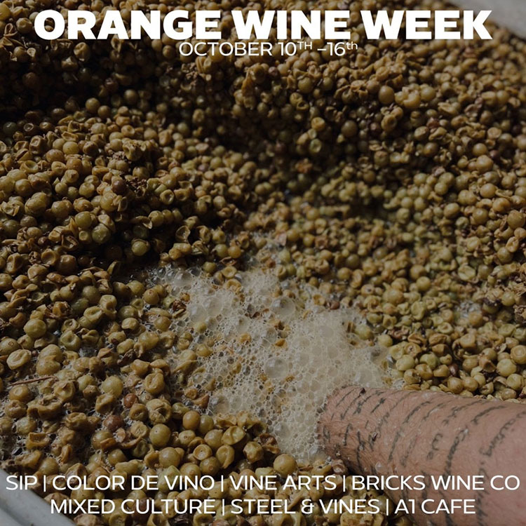 Orange Wine Week is October 10-16