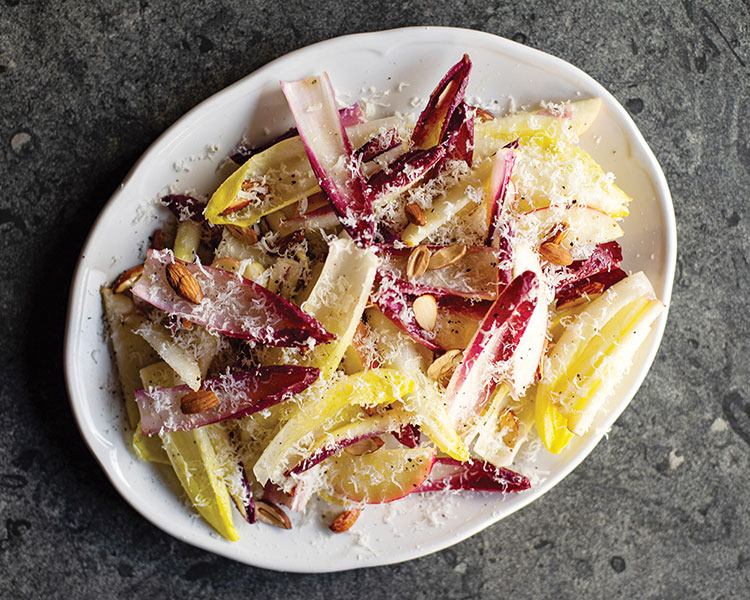 Endive Salad with Pink Lady Apple and Roasted Almonds