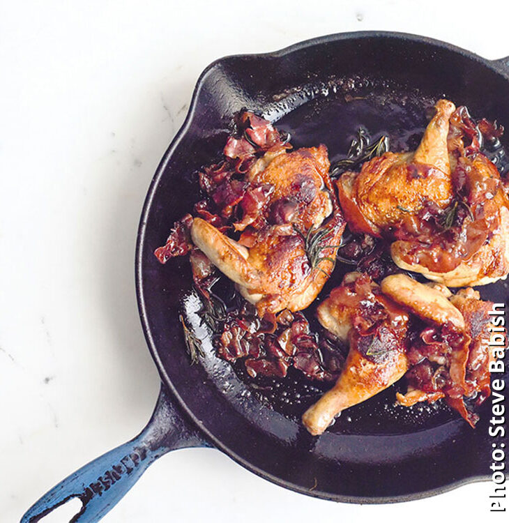 Recipe of the week: Daniel Costa’s Roasted Game Hen with Pancetta