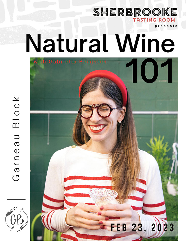 Natural Wine 101 with Gabriella Bergsten at Sherbrooke