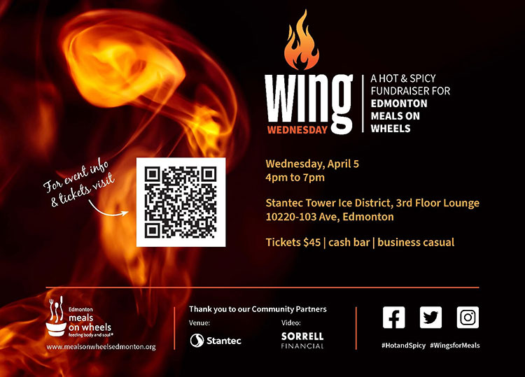 Wing Wednesday, a Fundraiser for Meals on Wheels