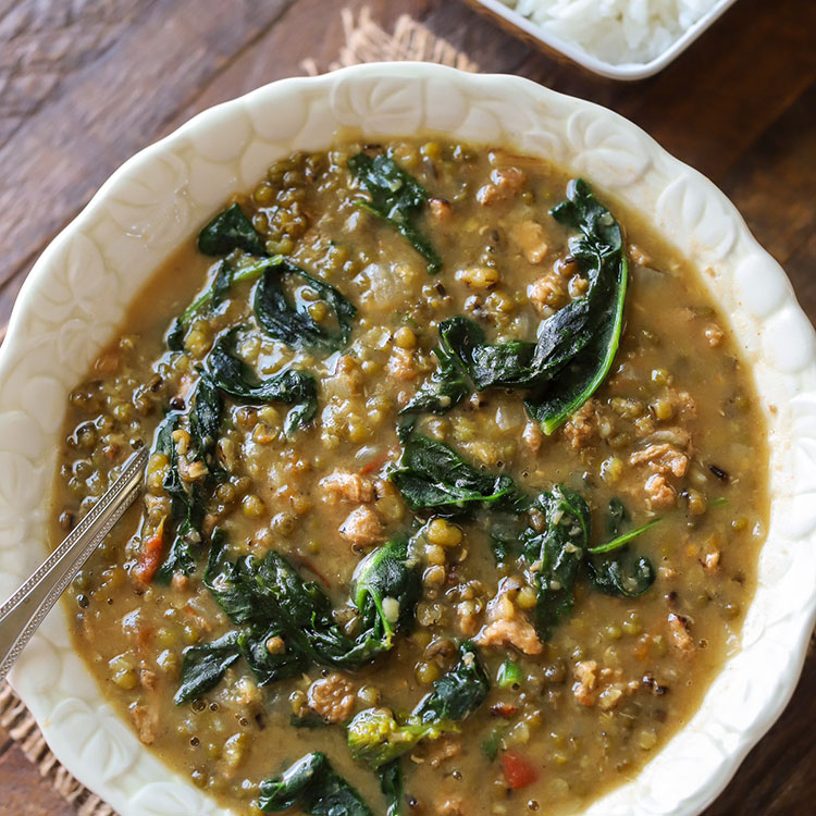 Recipe of the Week Ariel’s Ginisang Munggo (mung beans)