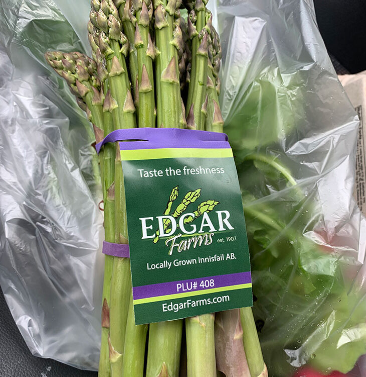 It’s Asparagus season! Edgar Asparagus is Here