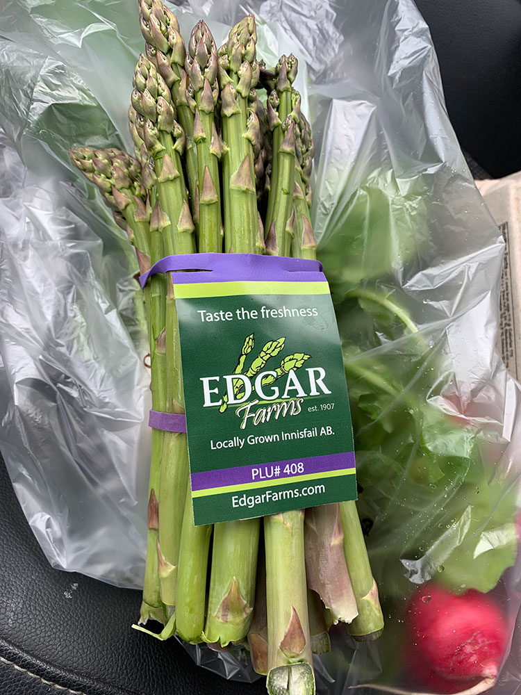 It’s Asparagus season! Edgar Asparagus is Here