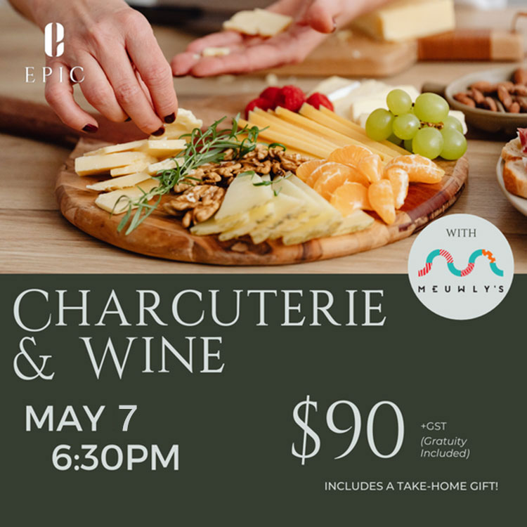 Charcuterie & Wine with chef Peter Keith from Meuwly’s