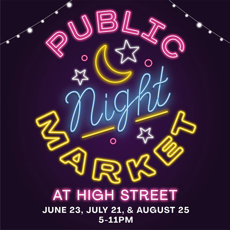 Public Night Market on the High Street Tonight! 