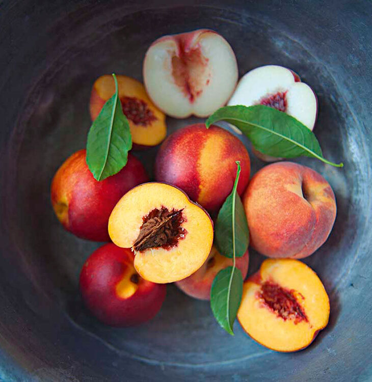 Recipe of the Week: Nectarines with labneh, hazelnuts and mint