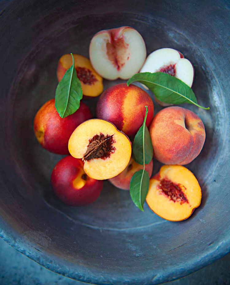 Recipe of the Week: Nectarines with labneh, hazelnuts and mint 