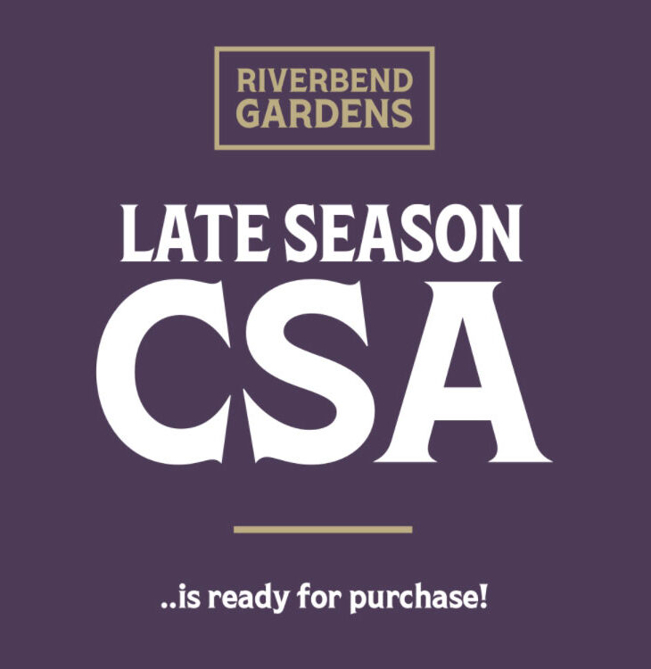 Riverbend’s Late Season CSA is Booking Now