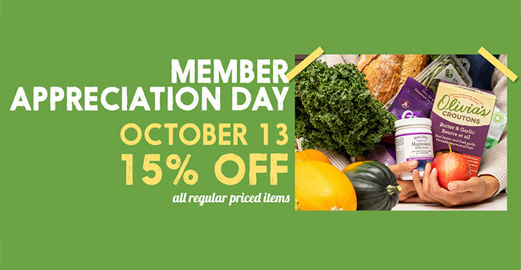 Membership Appreciation Day at Community Natural Foods