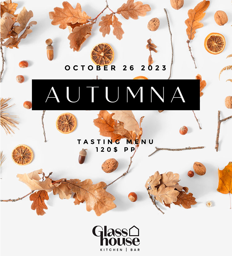 Autumna Dinner at the Glasshouse