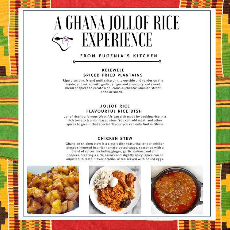 Secret Ingredient YEG Culinary Experiences: Ghana Jollof Rice