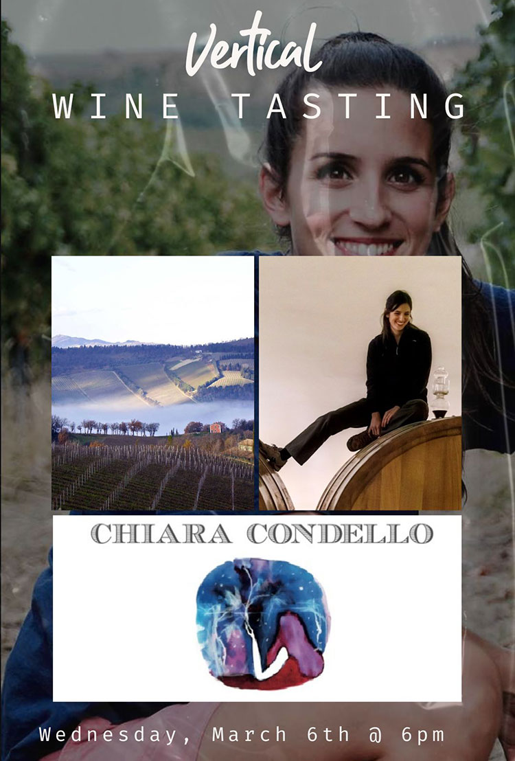 Chiara Condello, Le Lucciole Riserva Vertical Tasting 