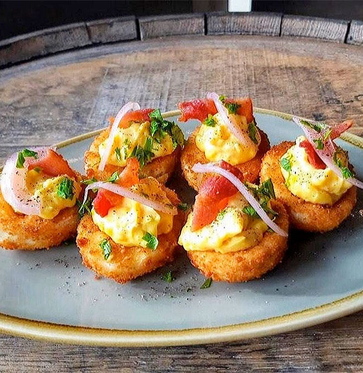 Tomato Top100: Ashford House Pub’s Crispy Deviled Eggs.