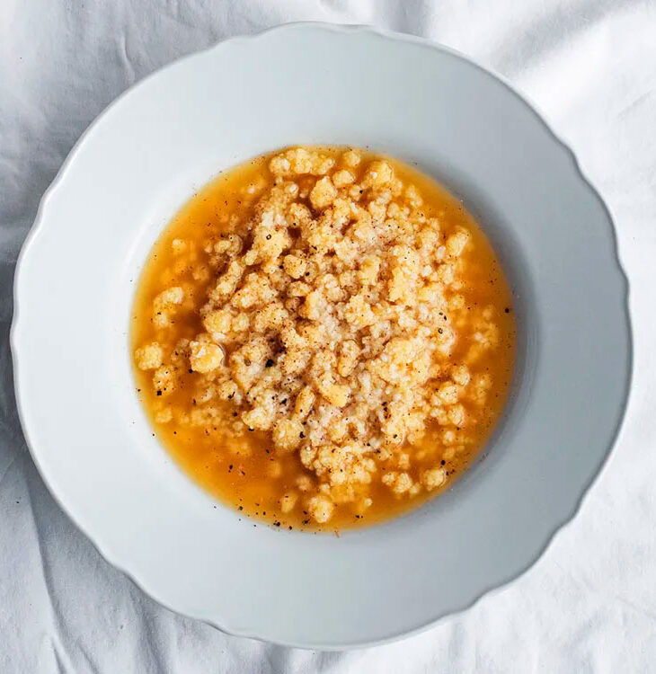 Recipe of the week: chef Daniel Costa’s Grattini in Brodo