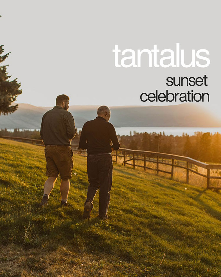  Celebrate 20 years of Tantalus with Okanagan Sunset Grazing 