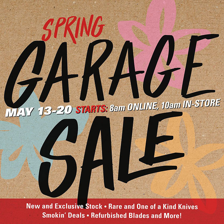 Knifewear’s Spring Garage Sale starts May 13 