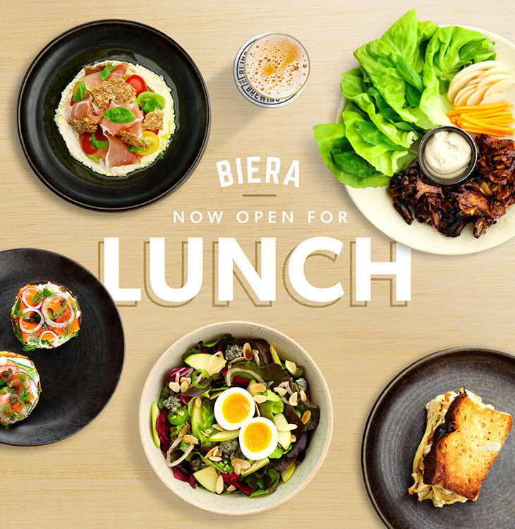 Woo hoo! Biera is now open for lunch!