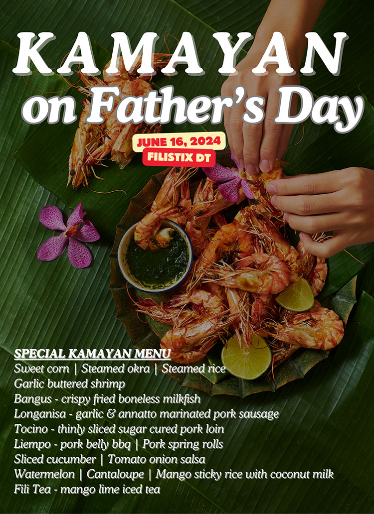 Father’s Day is the time for a Filistix Kamayan Feast