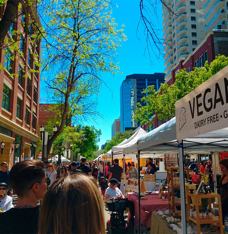 Downtown Farmers’ Market is back on 104 Street