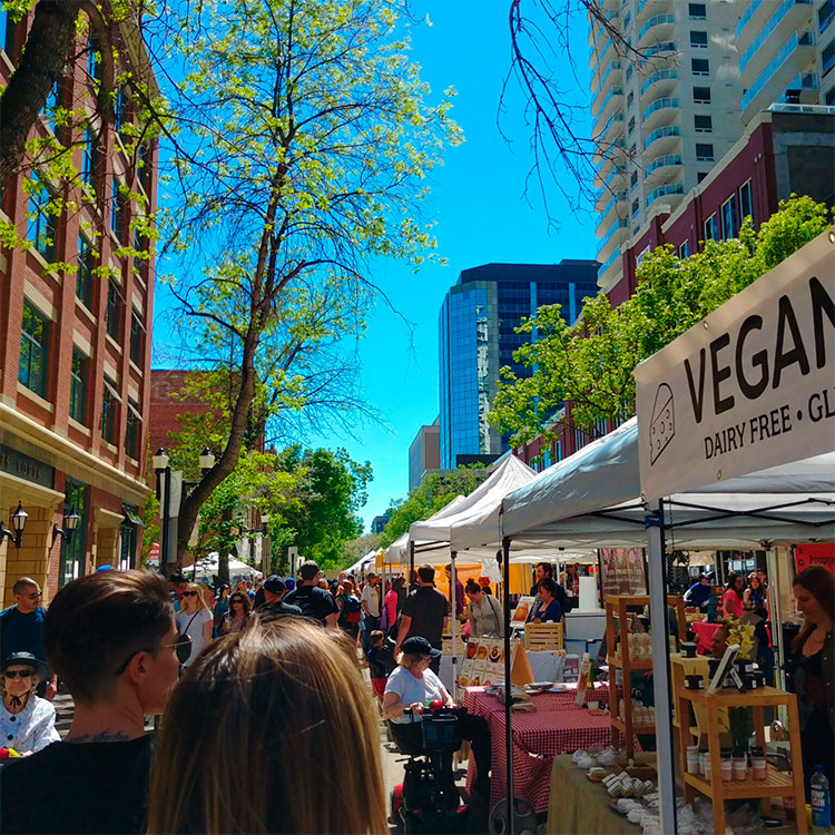 Downtown Farmers’ Market is back on 104 Street 